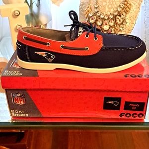 NWT NFL NE PATRIOTS Boat Shoes